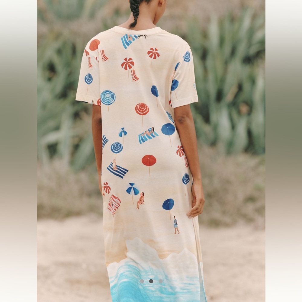 FARM RIO x Anthropologie Destination T-shirt dress - size M - NWT!!! - Picture 2 of 4